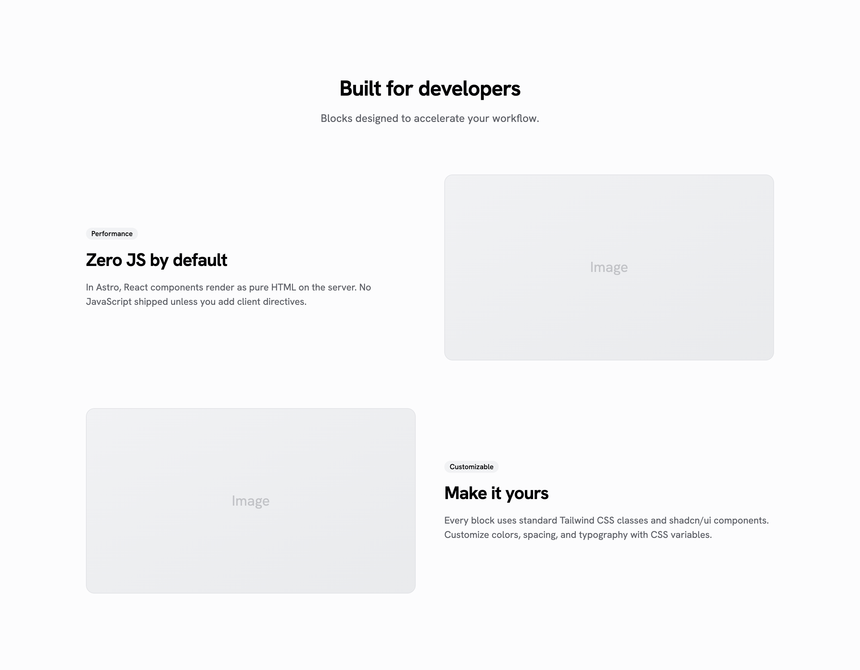 Features — Alternating preview